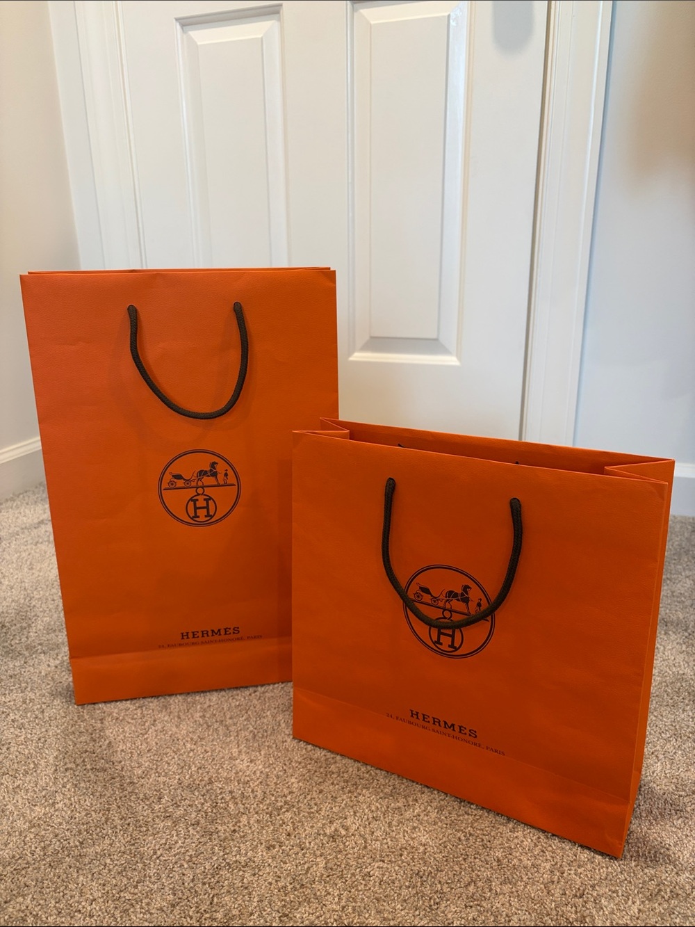 Hermes shopping bags